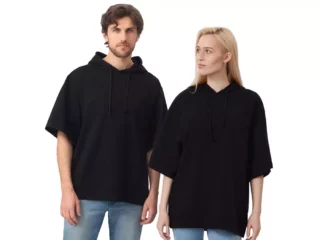 Худи оверсайз с коротким рукавом «Warsaw» унисекс