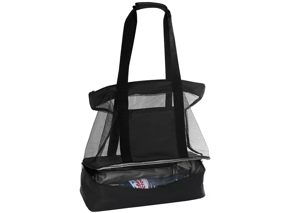 Сумка для шопинга и пляжа «Coolmesh» с изотермическим отделением внизу — изображение 4