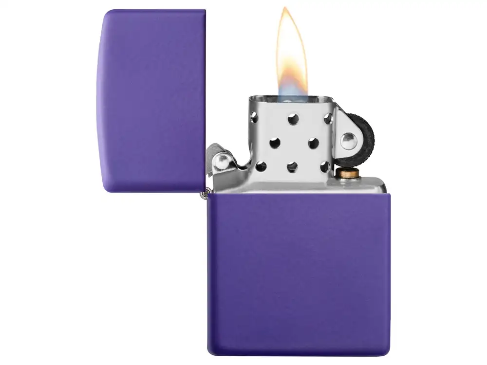 Зажигалка ZIPPO Classic с покрытием Purple Matte — изображение 4