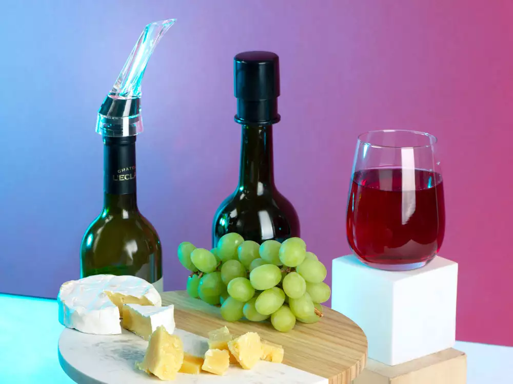 Набор для вина с аэратором и вакуумной пробкой «Positano» — изображение 11