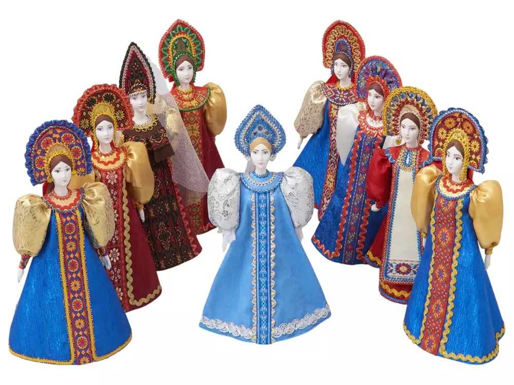 Подарочный набор: кукла фарфоровая, крем-мёд с лаймом и имбирем — изображение 5