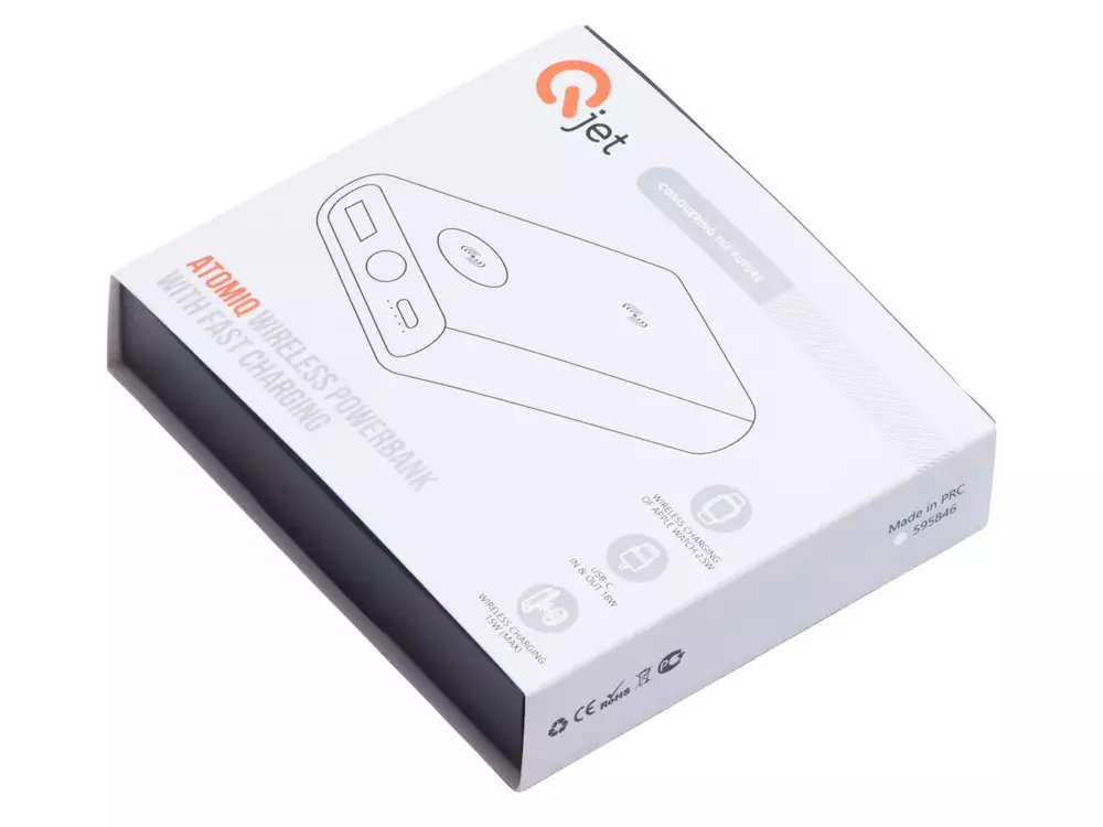 Внешний беспроводной аккумулятор 2-в-1 с функцией зарядки Apple Watch, QC/PD «AtomIQ», 10000 мАч — изображение 14
