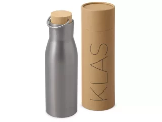 Вакуумная термобутылка с бамбуковой крышкой «Klas», 500 мл