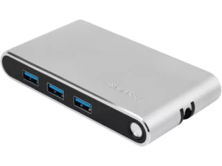 Хаб 8-в-1 Type-C «Hermes», USB 3.0 x 3, Type-C PD, HDMI, LAN, картридер