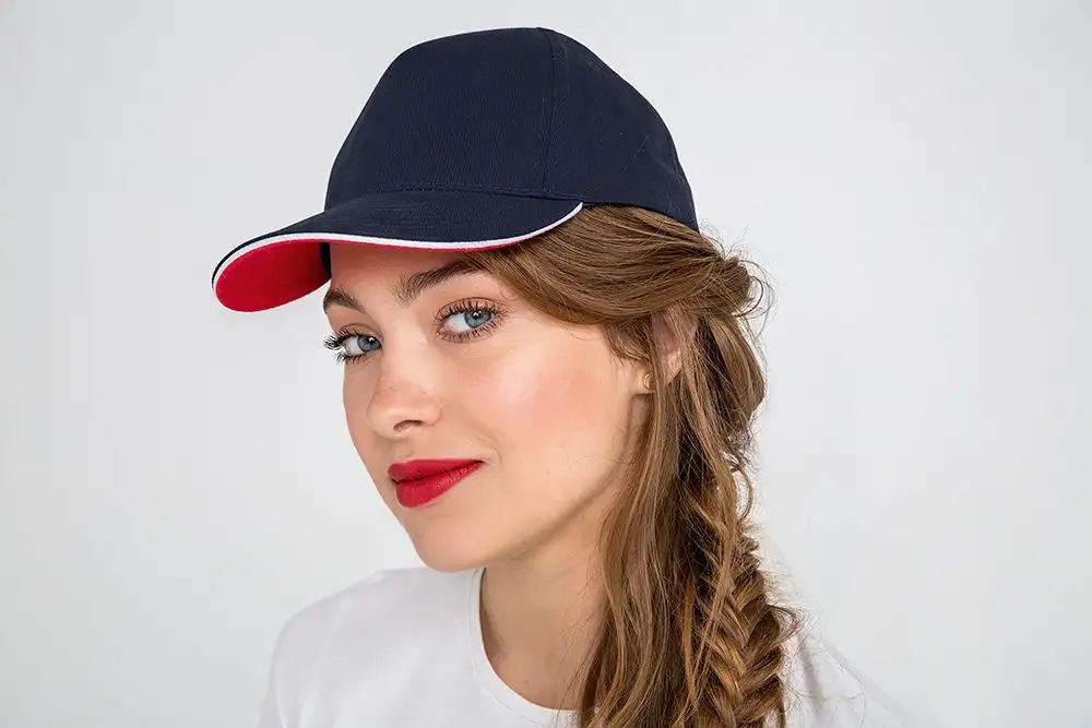Бейсболка Longchamp, темно-синяя — изображение 4