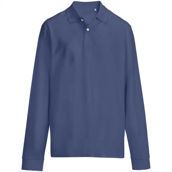 Рубашка поло унисекс с длинным рукавом Pacific LSL