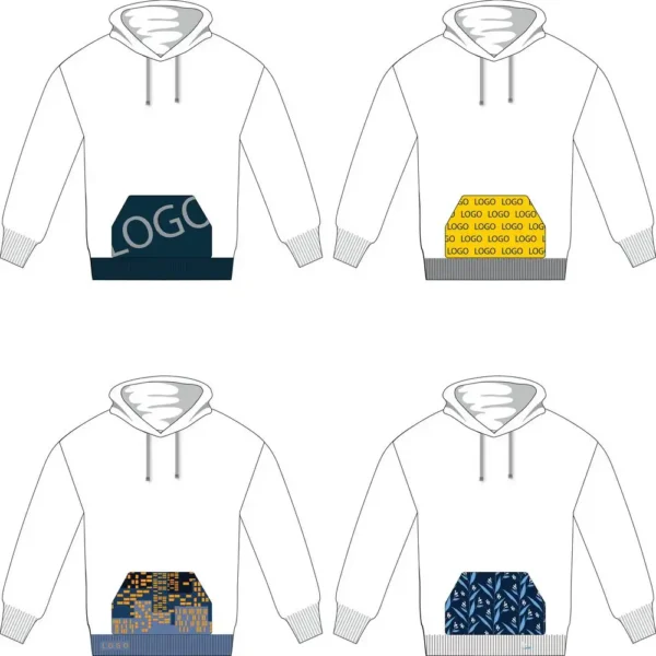 Вязаный карман-кенгуру на заказ Paosy