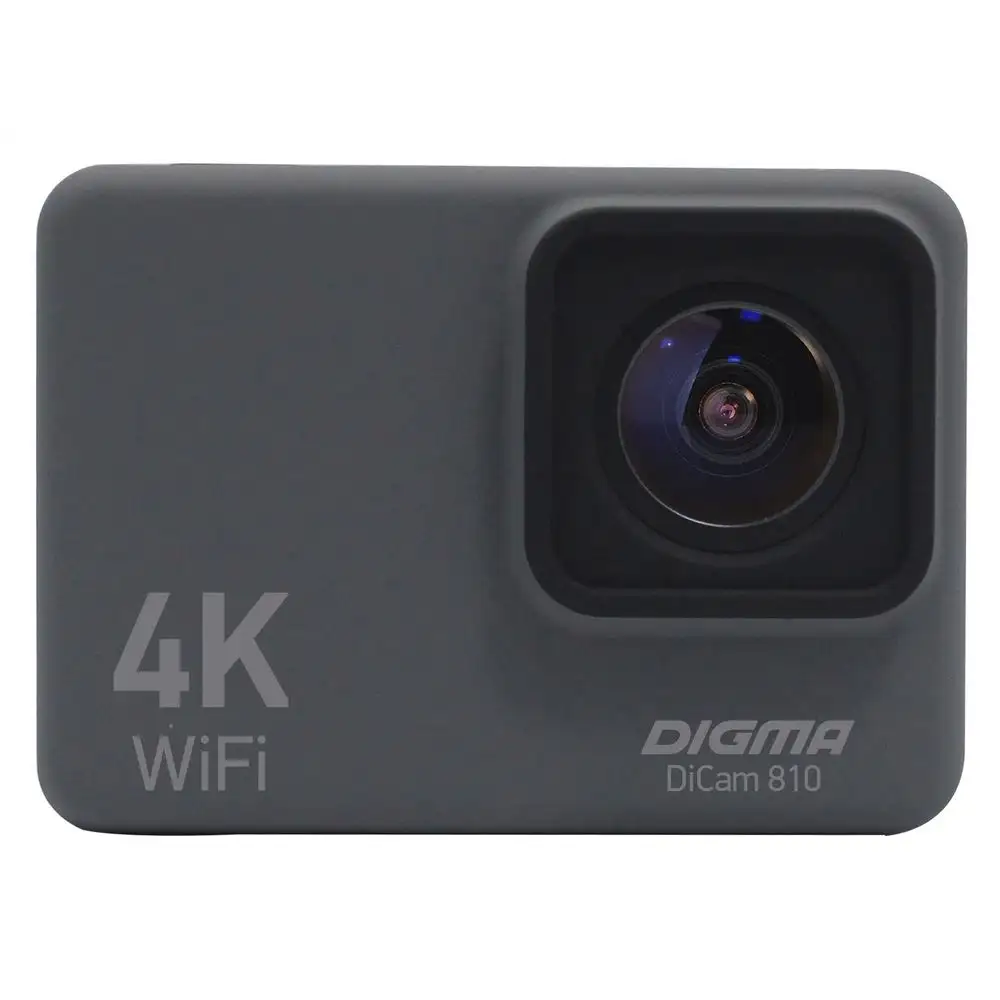 Экшн-камера Digma DiCam 810, серая — изображение 2