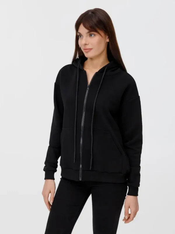 Толстовка унисекс оверсайз на молнии Zippy Terry