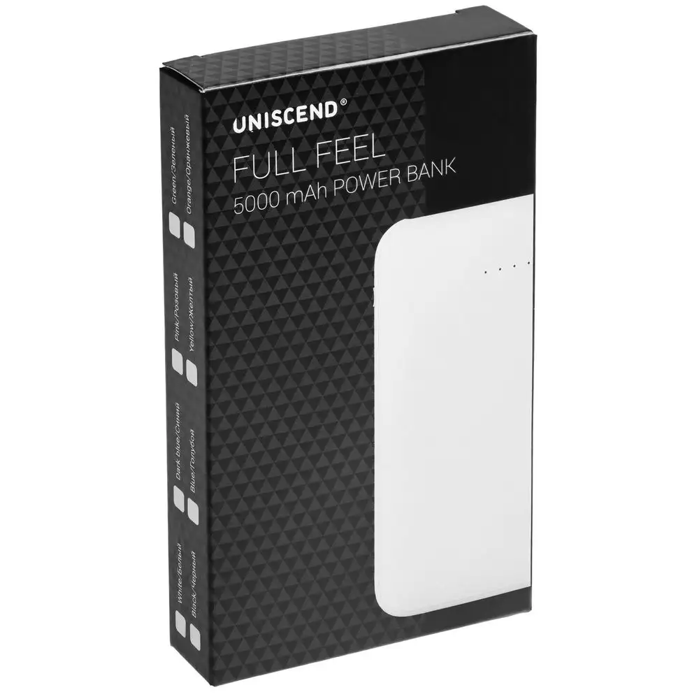 Внешний аккумулятор Uniscend Full Feel 5000 мАч, черный — изображение 8