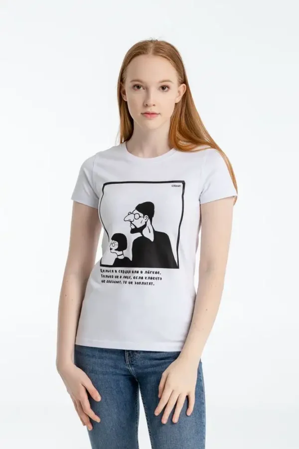 Футболка женская «Леон»