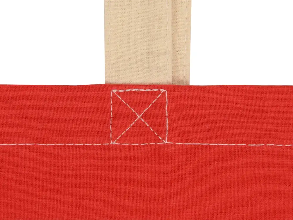 Сумка для шопинга «Twin» двухцветная из хлопка, 180 г/м2 — изображение 8