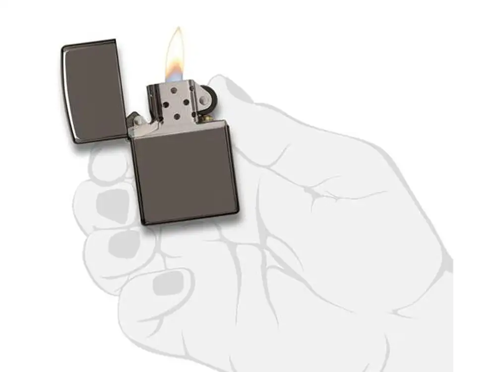 Зажигалка ZIPPO Classic с покрытием Black Ice® — изображение 5