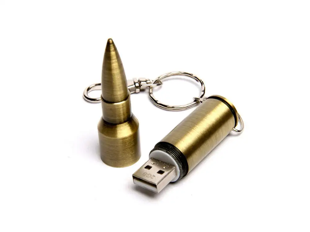USB 3.0- флешка на 64 Гб в виде патрона от АК-47 — изображение 2