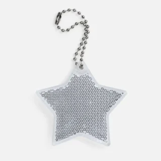 Пешеходный светоотражатель с цепочкой «Звезда»