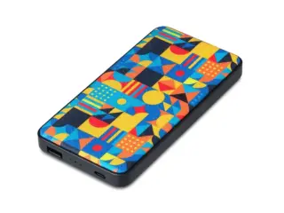 Портативное зарядное устройство с возможностью полноцветной печати на ткани по индивидуальному дизайну клиента