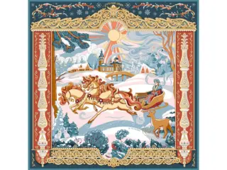 Платок «Русская зима»