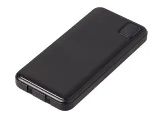 Внешний аккумулятор со встроенными кабелями «Фрэйм Квик», быстрая зарядка, 10000 мАч