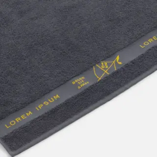 Полотенце на заказ Surpass с логотипом в бордюре, большое