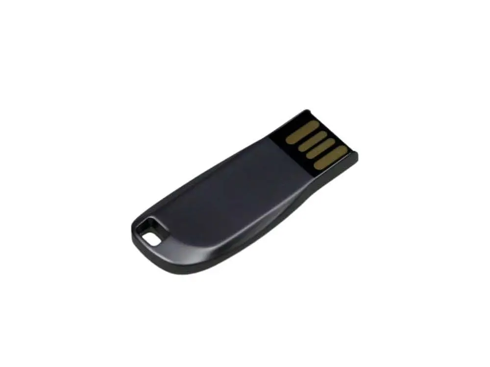 USB 2.0- флешка на 64 Гб компактная с мини чипом и овальным отверстием — изображение 3