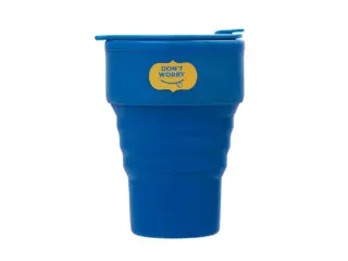 Силиконовый складной стакан «GoCup» с тампопечатью