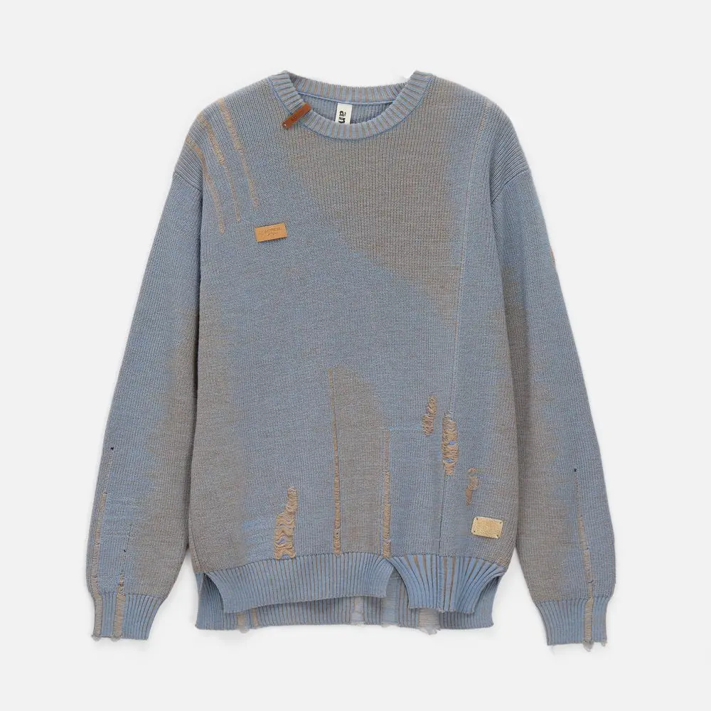Джемпер Denim свободного силуэта, полушерсть — изображение 23