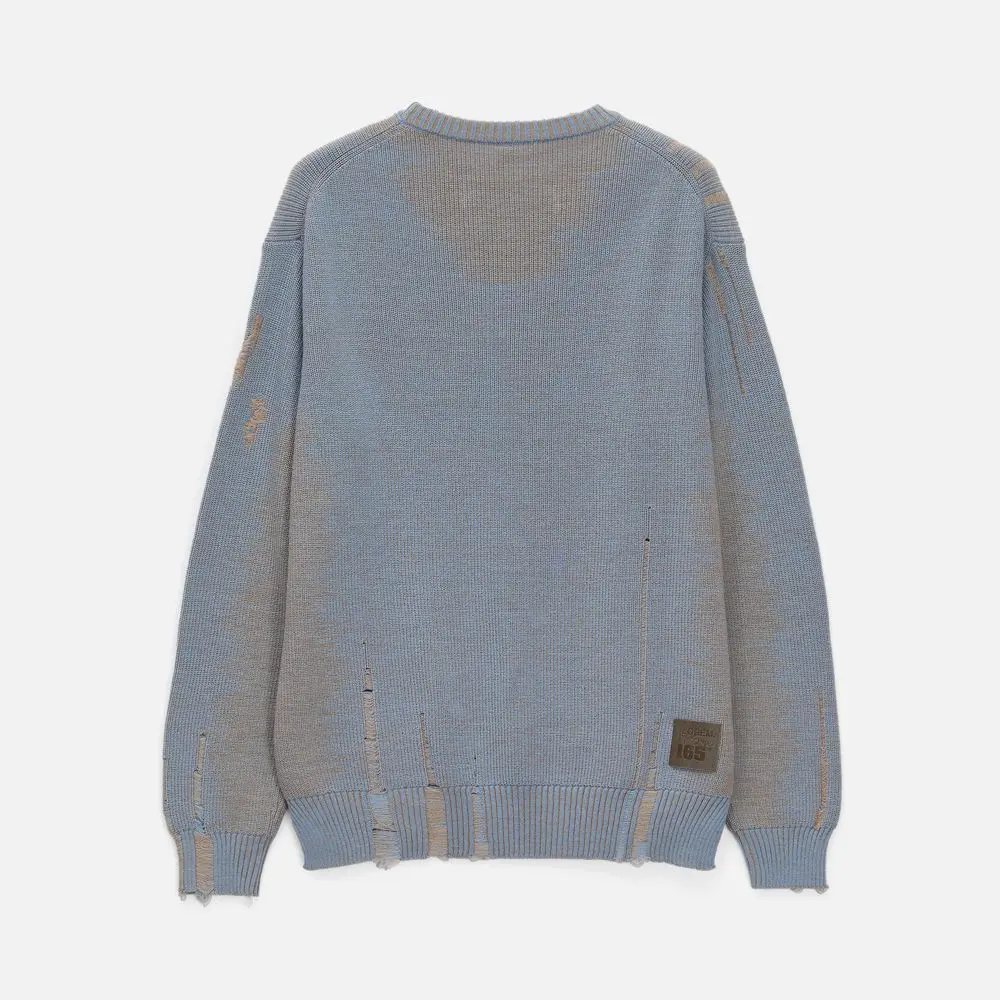 Джемпер Denim свободного силуэта, полушерсть — изображение 24