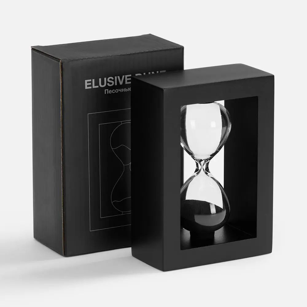 Песочные часы Elusive Dune, черные — изображение 5
