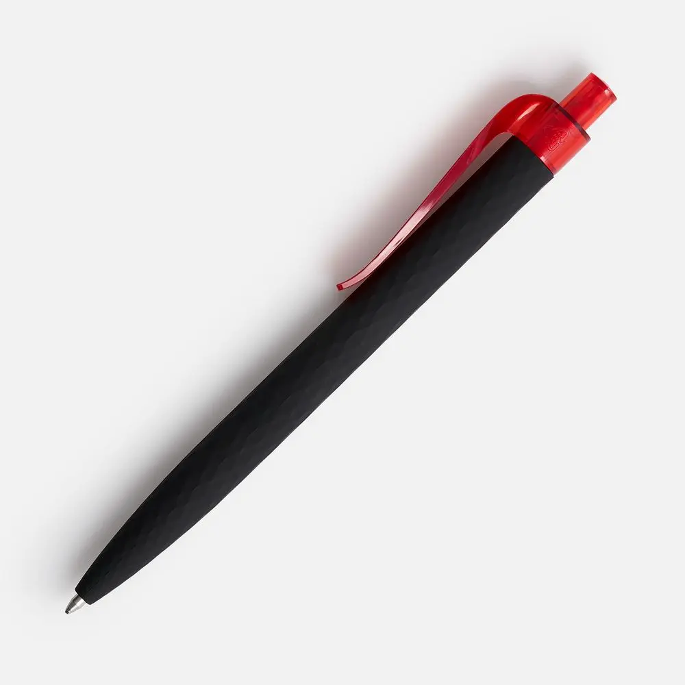 Ручка шариковая Prodir QS01 PRT-T Soft Touch, черная — изображение 2