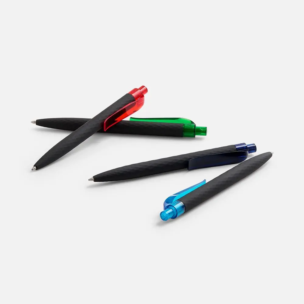 Ручка шариковая Prodir QS01 PRT-T Soft Touch, черная — изображение 7