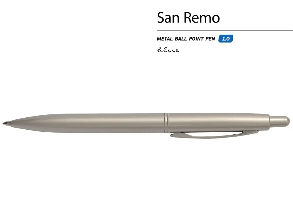 Ручка металлическая шариковая «San Remo» — изображение 2
