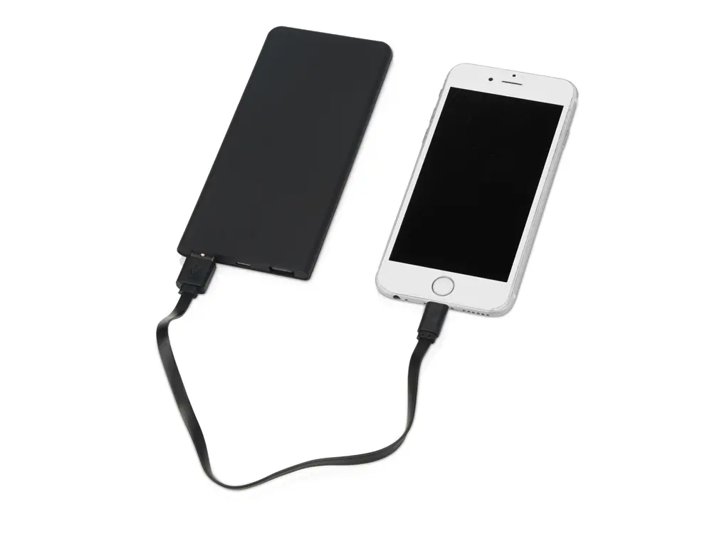 Внешний аккумулятор с подсветкой логотипа «Faros», soft-touch, 4000 mAh — изображение 2
