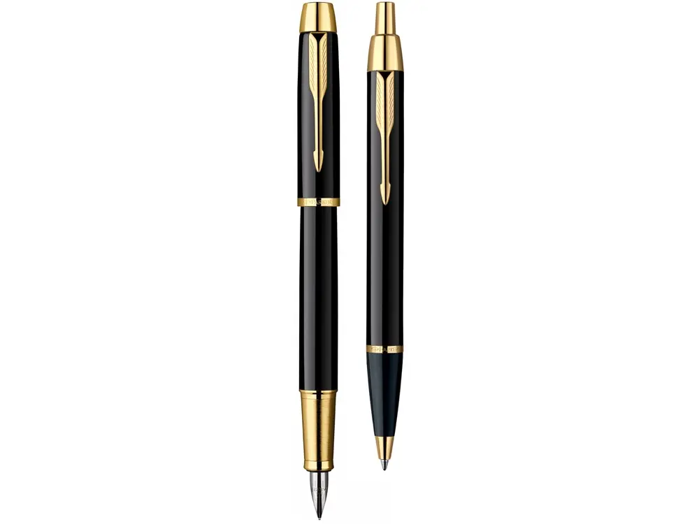Набор Parker «IM Core Black GT»: ручка шариковая, ручка перьевая — изображение 2