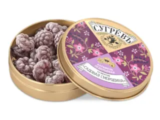 Карамель леденцовая со вкусом смородины в банке