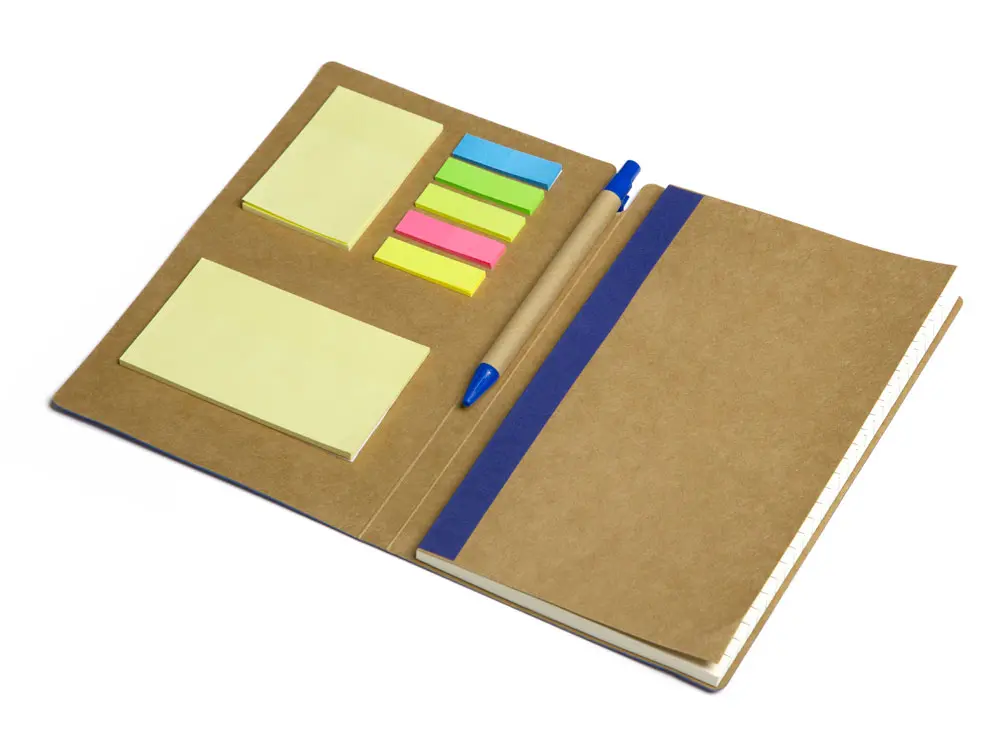 Блокнот А5 «Write and stick» с ручкой и набором стикеров — изображение 2
