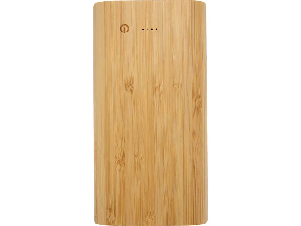 Портативное зарядное устройство «Tulda» из бамбука, 20000 mAh — изображение 2