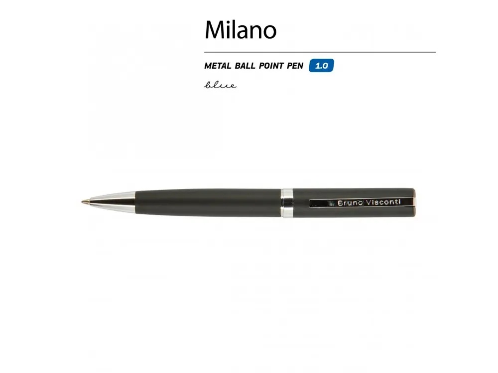 Ручка металлическая шариковая «Milano» — изображение 2