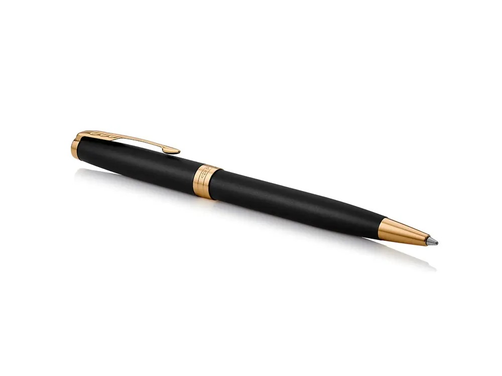 Ручка шариковая Parker «Sonnet Core Matte Black GT» — изображение 2