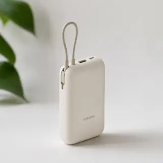 Внешний аккумулятор со встроенным кабелем Xiaomi Power Bank (Integrated Cable), 10000 мАч