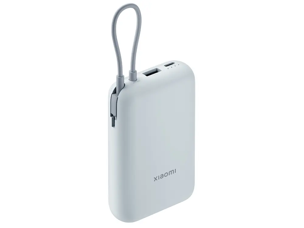 Внешний аккумулятор со встроенным кабелем Mi Power Bank (Integrated Cable), 10000 мАч — изображение 2