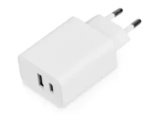 Сетевое зарядное устройство c выходами USB-A и USB-C «Recharger», 10 Вт
