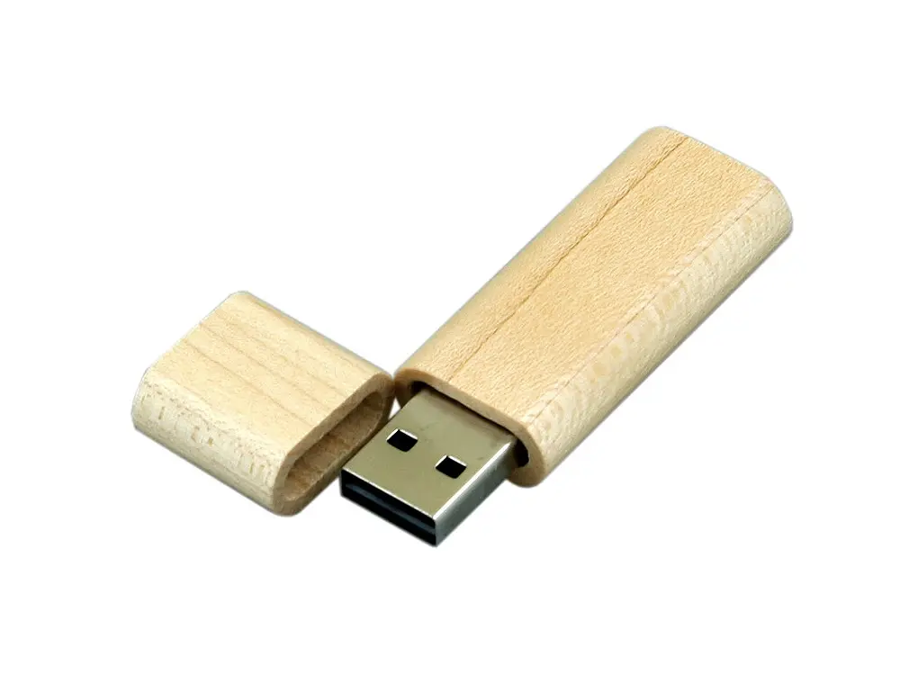 USB 2.0- флешка на 32 Гб эргономичной прямоугольной формы с округленными краями — изображение 2