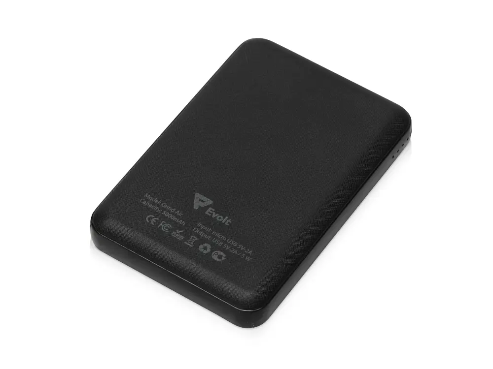 Беспроводной внешний аккумулятор «Grind Air», 5000 mAh — изображение 2