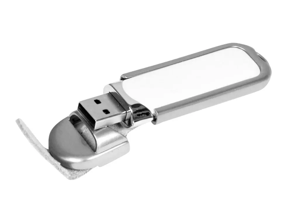 USB 2.0- флешка на 16 Гб с массивным классическим корпусом — изображение 2