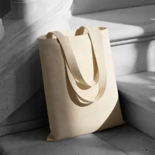 Сумка для шопинга «Steady» хлопковая с парусиновыми ручками, 260 г/м2