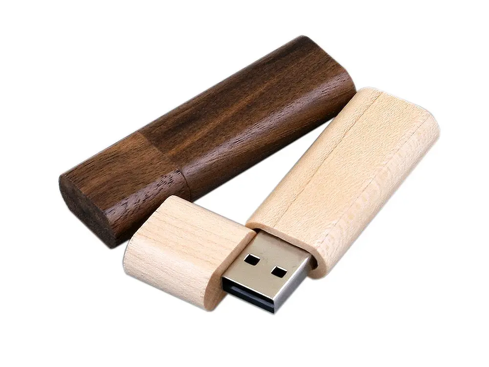 USB 2.0- флешка на 32 Гб эргономичной прямоугольной формы с округленными краями — изображение 3