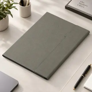 Портфолио А4 «Гейтс» с подставкой для телефона