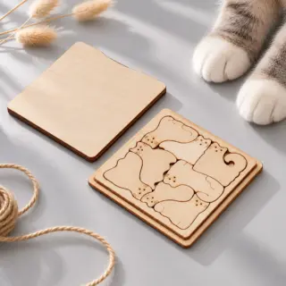 Деревянная головоломка «Catgram»