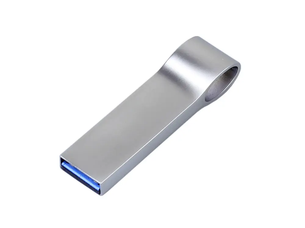 USB 2.0-флешка на 4 Гб с мини чипом и боковым отверстием для цепочки — изображение 2