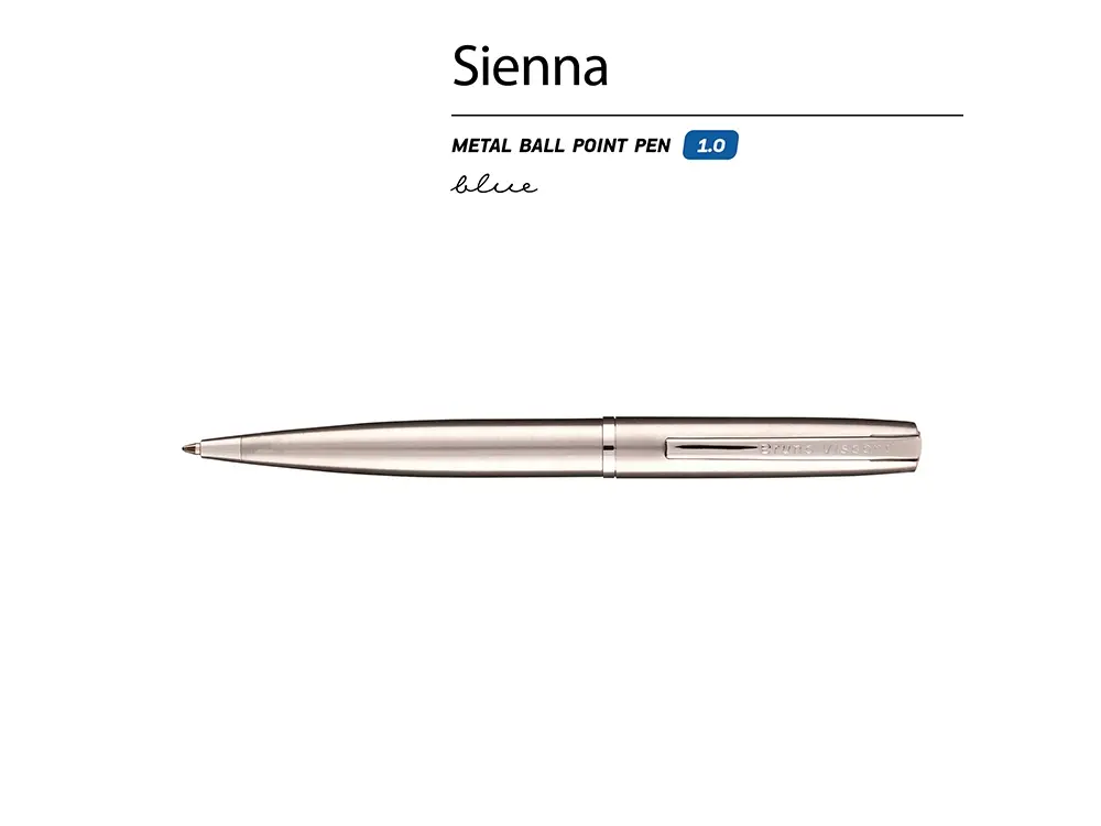 Ручка металлическая шариковая «Sienna» — изображение 2